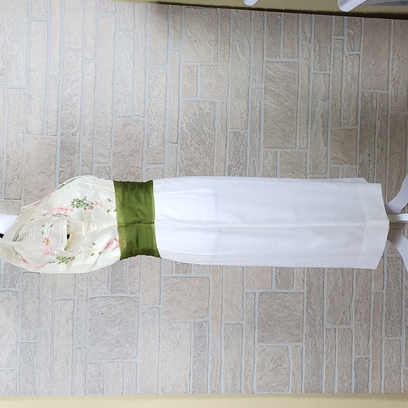 VINTAGE HANDMADE EMBROIDERED DRESS Tulle - Picture 7 of 16